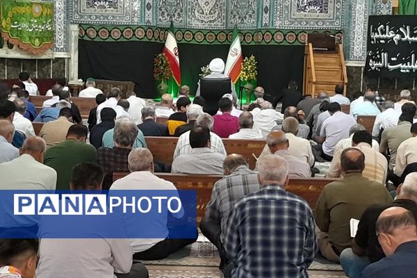 مراسم روز عرفه در مسجد صاحب‌الزمان(عج) و امام‌زاده سید فتح‌الله ورامین