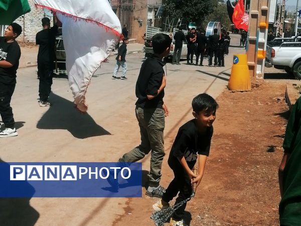 شهر نسر غرق در سوگ؛ برپایی دسته‌های عزاداری شهادت امام حسن(ع) و رحلت پیامبر اکرم(ص)
