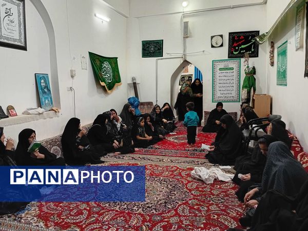 مراسم سوگواری شب اربعین در خلیل آباد