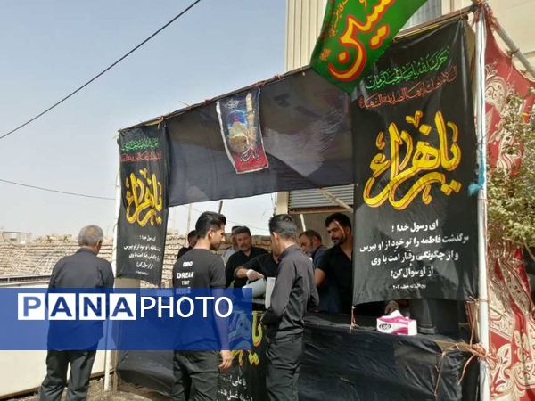 برپایی موکب‌هایی با عطر و بوی امام حسین (ع) در روستای نقاب