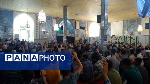 محکومیت حمله رژیم صهیونیستی به ایران توسط آحاد مردم شازند