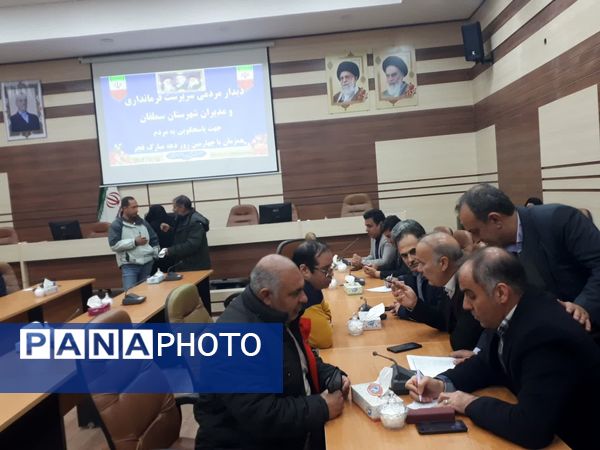 ملاقات مردمی و دیدار چهره به چهره سرپرست فرمانداری شهرستان سملقان با مردم