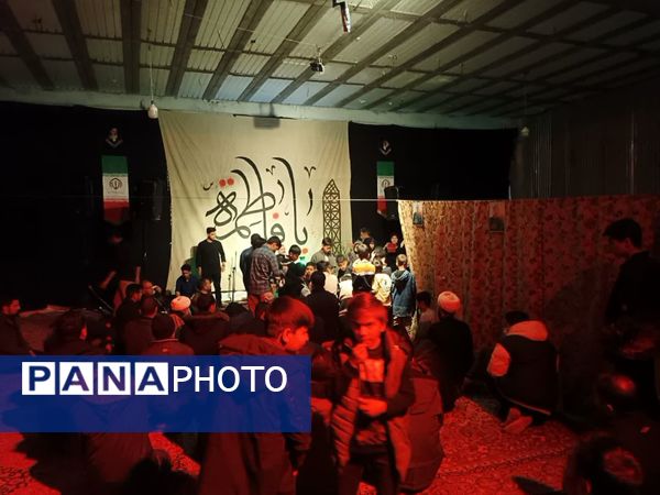 مراسم عزاداری دهه فاطمیه در مسجد مهرولایت با میهمانی شهید گمنام