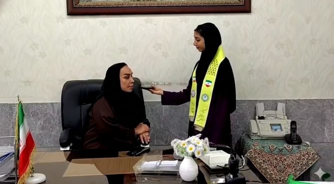 مانور زلزله در دبیرستان دخترانه ابویی نژاد، فرصتی جهت تمرین برای بحران