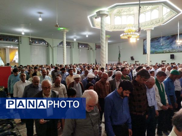نماز باشکوه عید سعید قربان در شهرستان کاشمر 