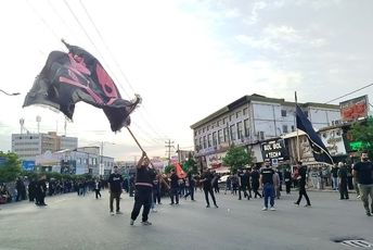 عزاداری تاسوعای حسینی در آمل 
