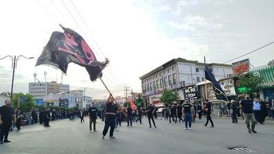 عزاداری تاسوعای حسینی در آمل 