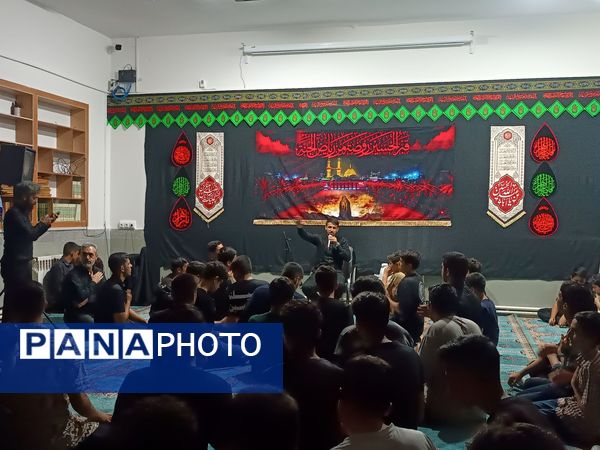 عزاداری دهه اول صفر در دبیرستان شهید بهشتی نیشابور 