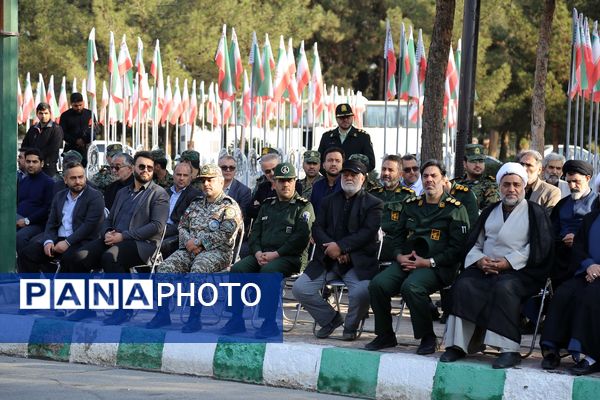 آیین استقبال از پیکرهای مطهر شهدای گمنام در بهشت معصومه(س)