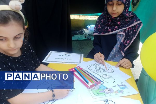 حضور کودکان و نوجوانان در راهپیمایی جاماندگان اربعین حسینی