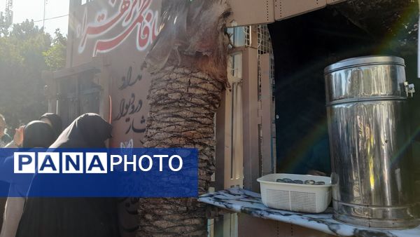 برپایی چایخانه جوانان مهدوی نیشابور در دهه اول فاطمیه 