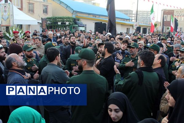 مراسم تشییع پیکر پاک شهدای‌ گمنام در فردیس 