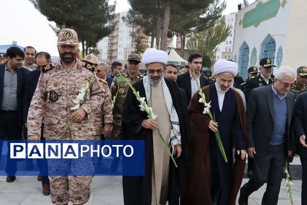 برگزاری آیین غبارروبی مزار شهدا در بجنورد 
