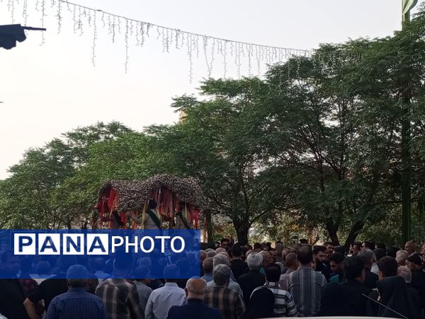تشییع باشکوه پیکر شهید مبارزه با اسرائیل جنایتکار