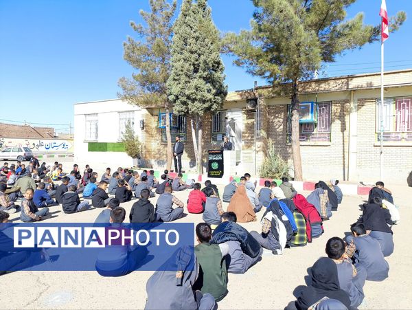  سوگواری شهادت حضرت زهرا (س) در دبستان شهید پسندیده فدافن