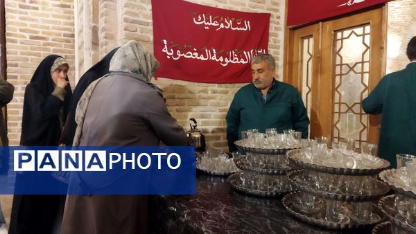 گذری بر چایخانه حضرت فاطمه زهرا در مسجد جامع نیشابور 