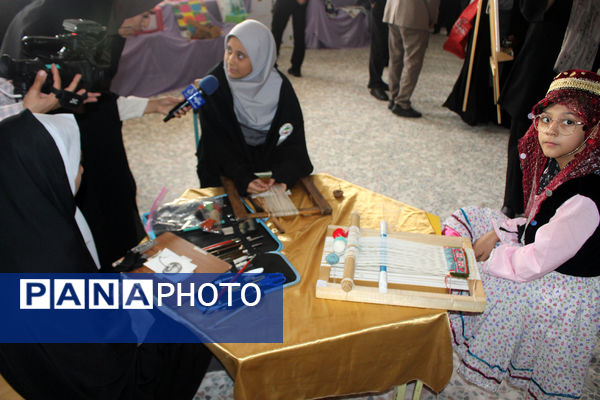 نمایشگاه طرح جابر در مدرسه باباییان ناحیه یک قم