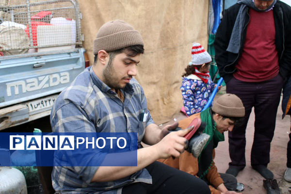 جلوه های حضور خادمان نوجوان در شادپیمایی مسجد جمکران