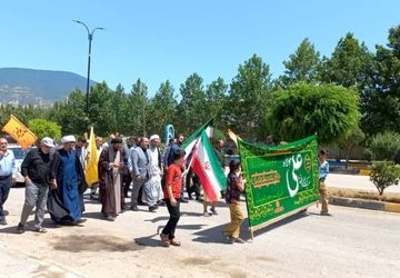 پیاده‌روی عید غدیرخم در کیاسر 