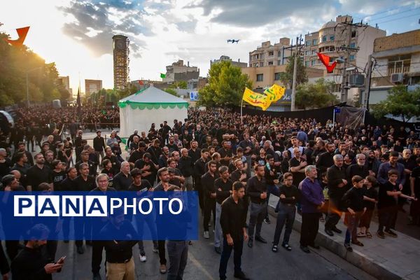 روضه مصور روز عاشورا همراه با مراسم خیمه‌سوزان در مشهد 