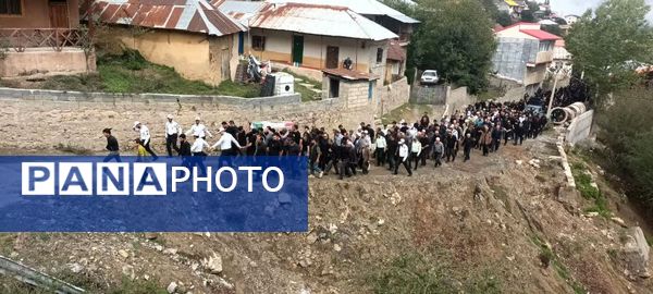 مراسم تشییع پیکر شهید امنیت در سوادکوه