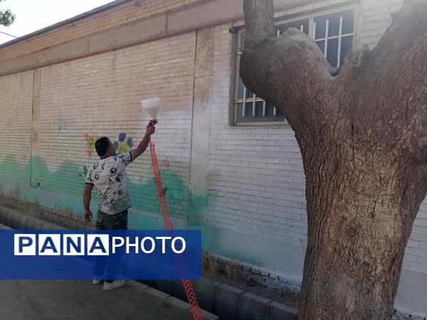 پروژه‌ مهر و تجهیز و آماده‌سازی دبستان ناهید نخودی نیشابور
