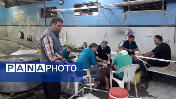 خدمت رسانی موکب امام رضا ( ع ) شهرستان سبزوار در کربلای معلی