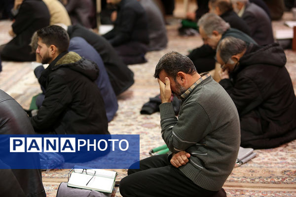 مراسم عزاداری سالروز شهادت امام هادی(ع) در حرم حضرت معصومه(س)