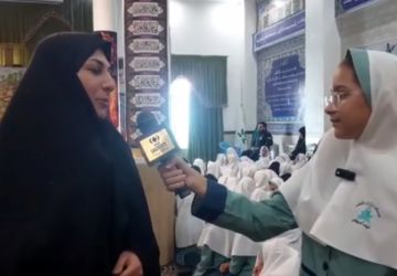 برگزاری مراسم عزاداری شهادت حضرت زهرا (س) در مدرسه شاهد نیک‌اندیشان