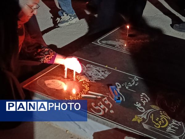 تشییع نمادین حضرت زهرا(س) در دهستان رزق‌آباد