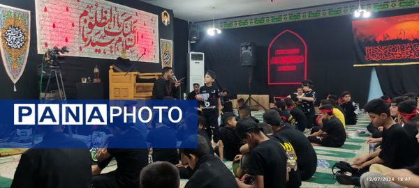 مراسم سوگواری «احلی من العسل» در شهرستان آبادان