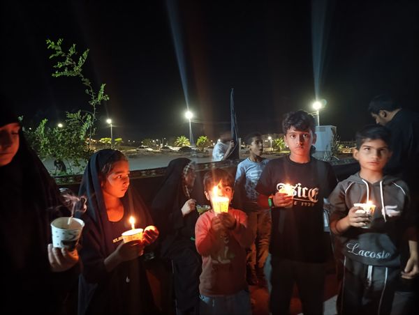  مراسم تشییع نمادین حضرت زهرا (س) با حضور گسترده مردم بوموسی