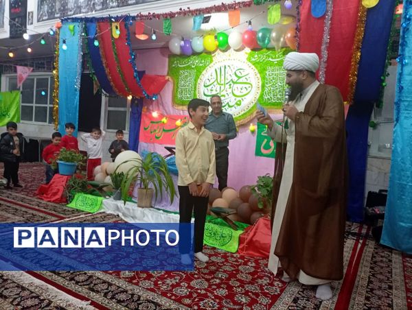 تکیه حسینی غرق در شادی علوی