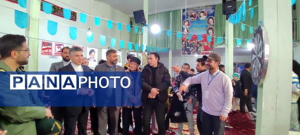 برگزاری مسابقات دارت در جشن بزرگ ۲۲بهمن در روستای اسلام آباد شیروان 