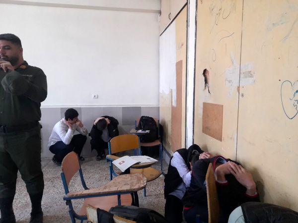 مانور زلزله و ایمنی مدارس در بندرگز