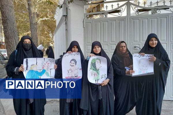 حضور پرشور دختران و پسران شهریار در روز استکبار ستیزی