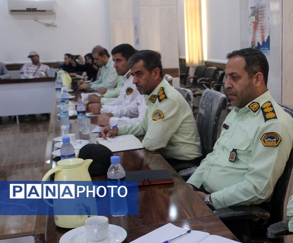 نشست خبری فرمانده انتظامی استان بوشهر با اصحاب رسانه 