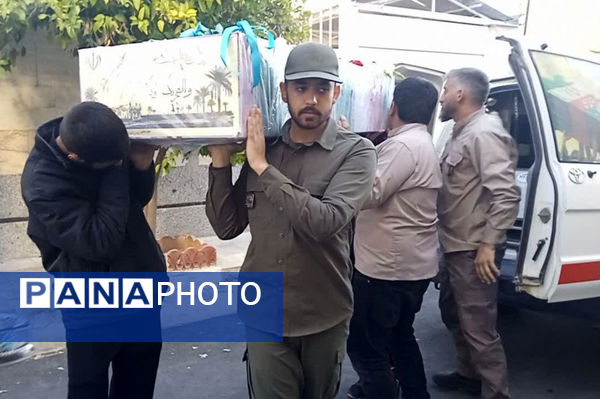 استقبال از شهید گمنام به میزبانی دبیرستان در ادب 