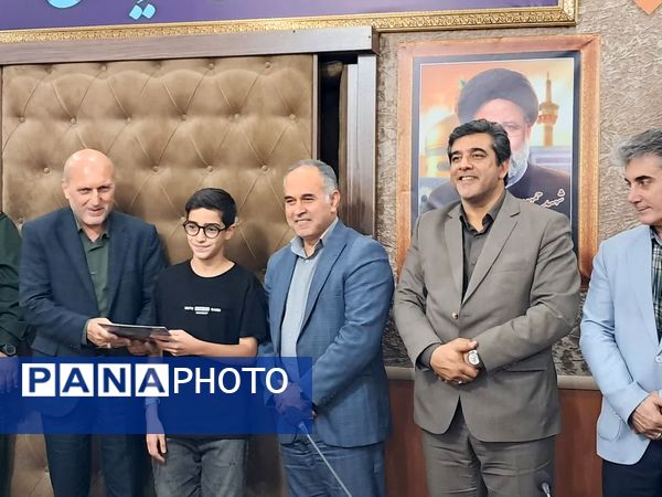 تجلیل از افتخار آفرینان مسابقات جهانی رباتیک در فریدونکنار 