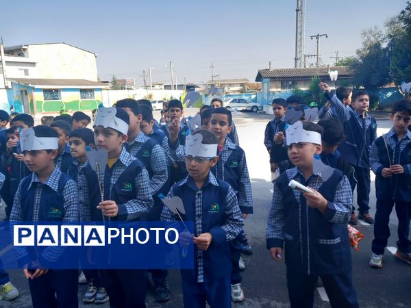  پویش دهان و دندان در دبستان شاهد شهرستان کردکوی