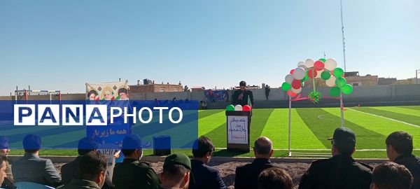  آیین افتتاح طرح شهید سردار سلیمانی در باخرز