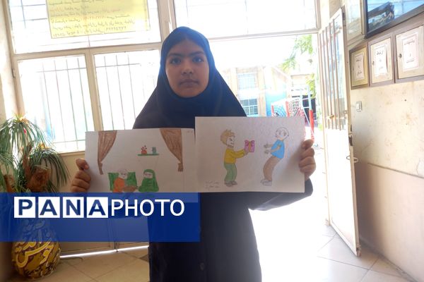 گرامیداشت هفته سالمند در دبیرستان دخترانه شاهد فیض ناحیه 3 شیراز