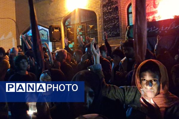 مراسم عزاداری حضرت زهرا (س) در محله ریاستی شیراز