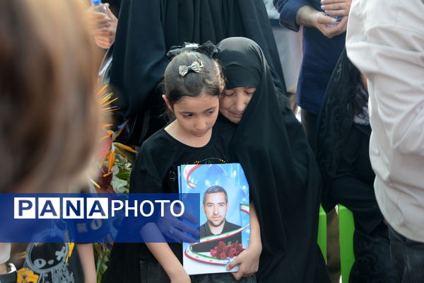 مراسم تشییع پیکر پاک شهید والامقام ابوالقاسم مهری در اسلامشهر