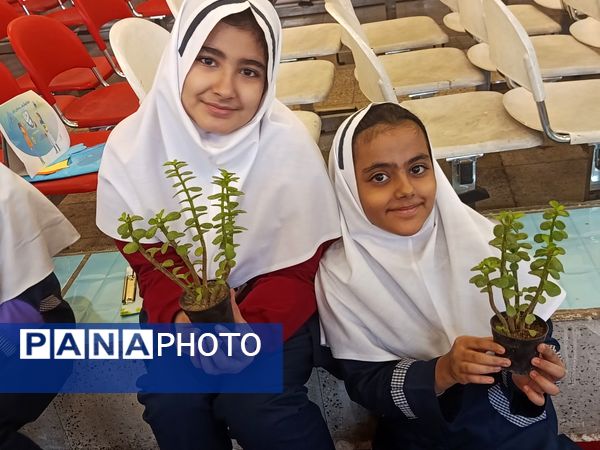 نقاشی همگانی با موضوع صرفه‌جویی در مصرف آب ، گاز و برق