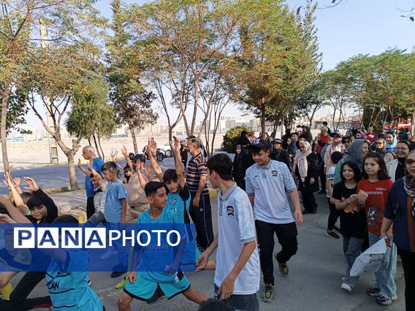 طرح پویا، شهر پویا با برگزاری  همایش پیاده روی خانوادگی در بوستان ورزش ملارد 