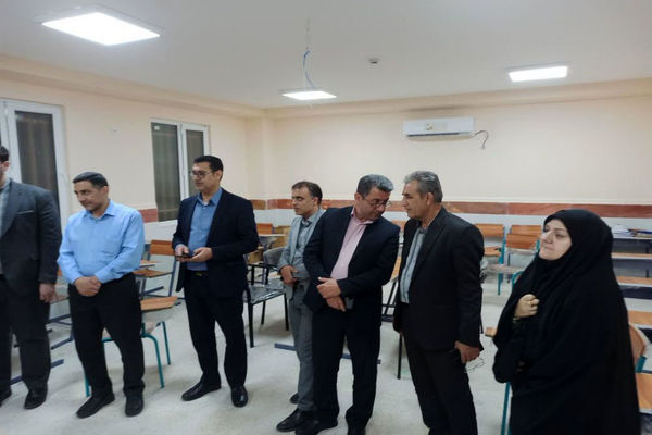 بازدید ناظران وزارتی و مدیرکل آموزش و پرورش استان بوشهر از حوزه ارزیابی آزمون استخدامی استان بوشهر