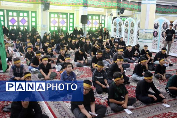 سوگواره احلی‌من‌العسل در شهرستان سمنان 