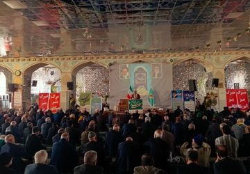 حضور با شکوه مردم کاشمر در نماز جمعه از قاب پانا