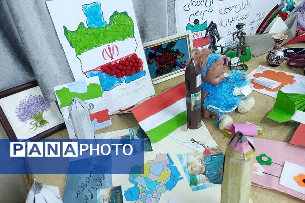 نمایشگاه فرهنگی_هنری و جشن ایرانمون در دبستان شهید آقچه‌لو رباط‌کریم